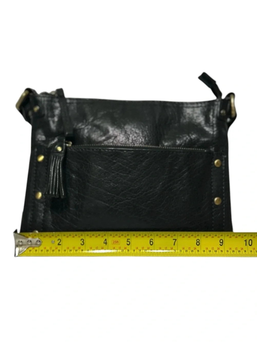Diba True Crossbody Bag Small Black Pebbled Leather Shoulder Crossbody Purse
